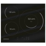 INFINITON Placa de vitrocerámica - INFINITON 8436546192237, 3 zonas, 590 mm, Negro - Imagen 3