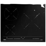 TEKA Placa de vitrocerámica - TEKA 112520017, 3 zonas, 600 mm, Negro