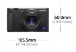 SONY Cámara compacta - SONY ZV-1, 20,1 megapixel, (3840, 2160), Negro - Imagen 3