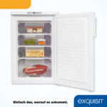 EXQUISIT Congelador bajo encimera - EXQUISIT 811100303, 91 l, 855 mm, Blanco - Imagen 6
