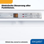 EXQUISIT Congelador bajo encimera - EXQUISIT 811100303, 91 l, 855 mm, Blanco - Imagen 8