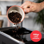 SOLAC Cafetera Espresso - SOLAC LA7617, 20 bar, 1470 W, 2 tazas, Plata Oscuro - Imagen 5