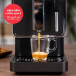SOLAC Cafetera Espresso - SOLAC LA7617, 20 bar, 1470 W, 2 tazas, Plata Oscuro - Imagen 8