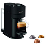 DE Cafetera de cápsulas - DE LONGHI Vertuo Next ENV120.BW, 15 bar, 1500 W, Negro