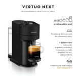 DE Cafetera de cápsulas - DE LONGHI Vertuo Next ENV120.BW, 15 bar, 1500 W, Negro - Imagen 8