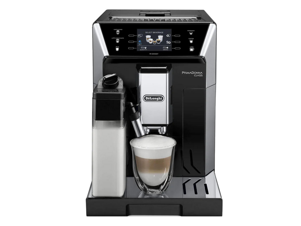 95689602_1 DE Cafetera superautomática - DE LONGHI eCAM 550.55 SB, 19 bar, 1450 W, 0,6 l, Negro - Imagen 1
