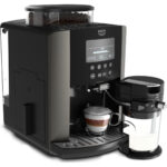 KRUPS Cafetera superautomática - KRUPS EA819ECH, 15 bar, 1450 W, 0,6 l, 2 tazas, Negro - Imagen 5