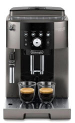 DE Cafetera superautomática - DE LONGHI 8004399334144, 15 bar, 1450 W, 14 tazas, Negro Titanio