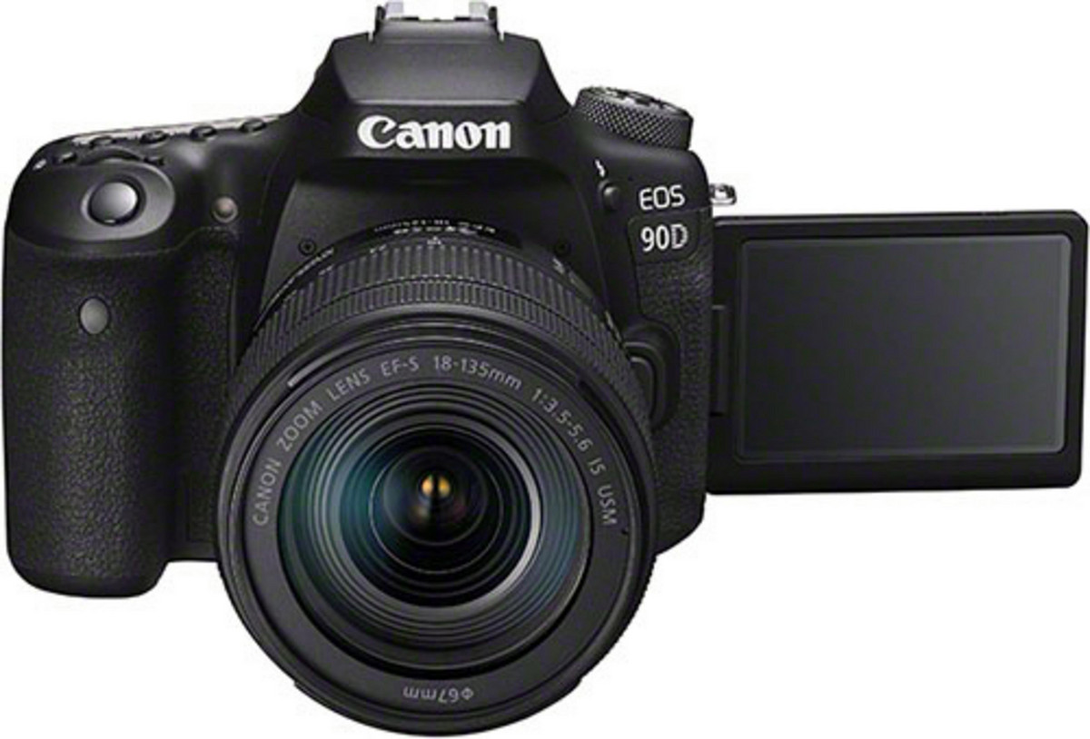 95694027_1 CANON Cámara réflex - CANON 90D + EF-S 18-135mm f/3.5, 34,4 megapixel, CMOS, (3840, 2160), Negro - Imagen 1