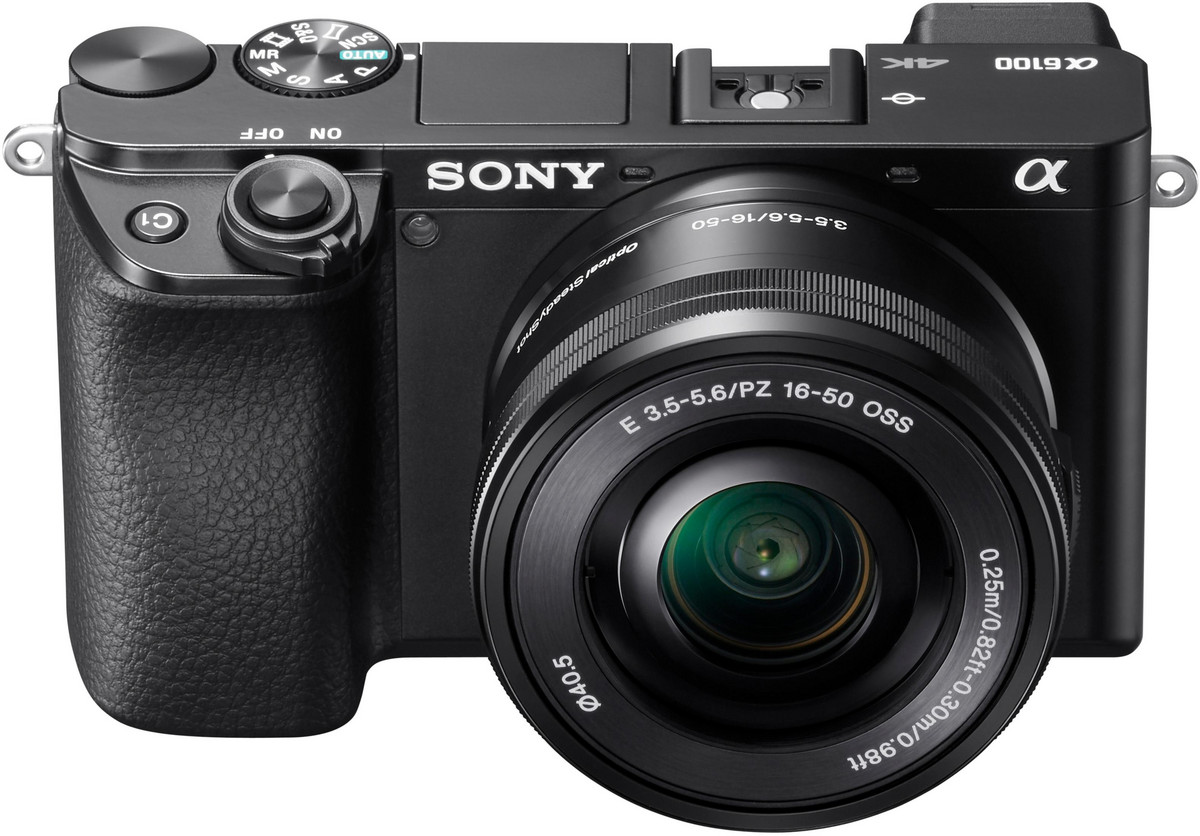 95694830_1 SONY Cámara EVIL - SONY Alpha 6100, 25 megapixel, CMOS, 3840 x 2160 píxeles (4K), 1920 x 1080 píxeles (Full HD), 1280 x 720 píxeles (HD), Negro - Imagen 1