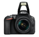 NIKON Cámara réflex - NIKON D5600 + AF-P 18-55 VR, 24,78 megapixel, CMOS, Medición, Negro - Imagen 2