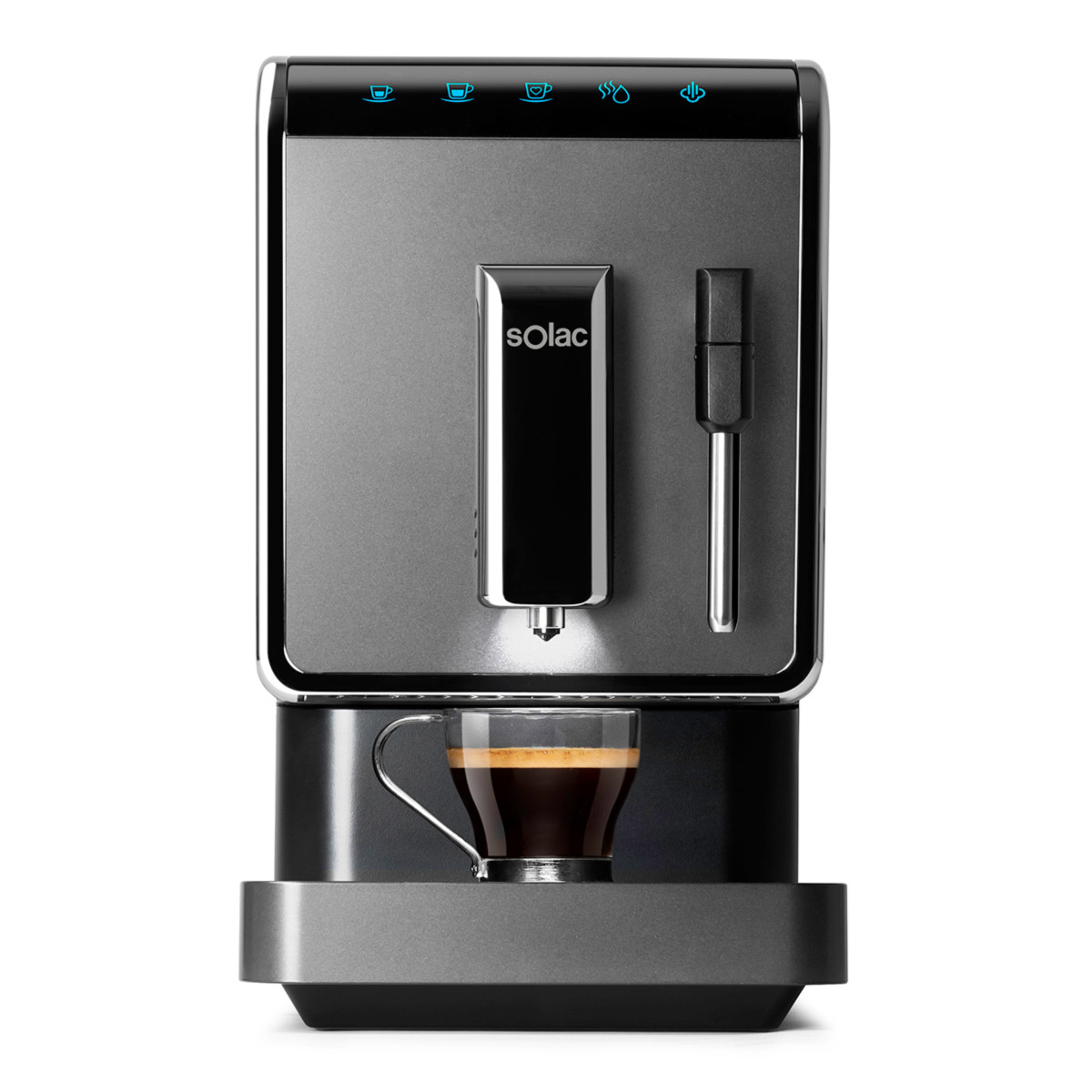 95720305_1 SOLAC Cafetera superautomática - SOLAC CA4810 Automatic Coffeemaker, 19 bar, 1470 W, Negro - Imagen 1