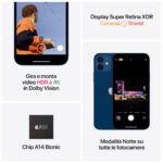 APPLE iPhone 12, Rojo, Móvil iOS, 128 GB, 4 GB RAM, 6,1 " OLED, Ceramic Shield, Anti-huellas, Chip A14 Bionic con Neural Engine, 2815 mAh - Imagen 6