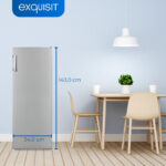 EXQUISIT Congelador vertical - EXQUISIT GS231-NF-H-040D inoxlook, 1430 mm, Inox - Imagen 4