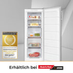 EXQUISIT Congelador vertical - EXQUISIT GS231-NF-H-040D inoxlook, 1430 mm, Inox - Imagen 7