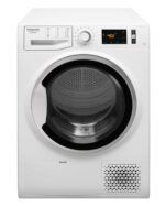 Secadora - HOTPOINT NTM1182SKEU, Bomba de calor, 9 kg, 14 programas, Blanco
