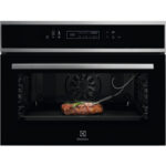 ELECTROLUX Horno multifunción - ELECTROLUX EVE8P21X, Integrable, Pirolítico, 43 l, 59,5 cm, Negro