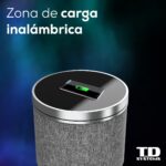 USB PD Altavoz bluetooth - TD SYSTEMS SM65B11GN, 65 W, Bluetooth, Cristal negro - Imagen 4