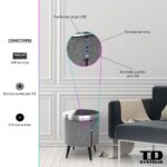 USB PD Altavoz bluetooth - TD SYSTEMS SM65B11GN, 65 W, Bluetooth, Cristal negro - Imagen 6