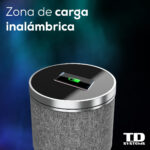 USB PD Altavoz bluetooth - TD SYSTEMS SM65B11WR, 65 W, Bluetooth, Madera roble - Imagen 7