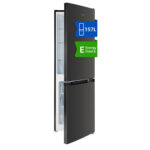 CHIQ Frigorífico combi - CHIQ FBM157L42, Altura 1.44m, Puertas reversibles, Estático, Altura 1,44 m, Capacidad 157 l, Color Inox Oscuro