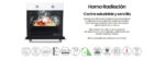 INFINITON Horno convencional - INFINITON C.HORNOWF470, Integrable, 70 l, 540 mm, Blanco - Imagen 3