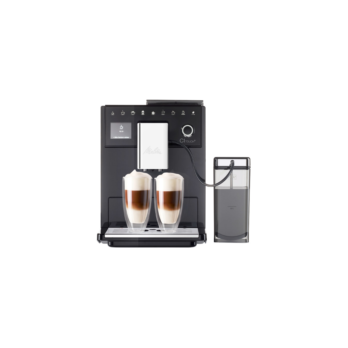 98709937_1 MELITTA Cafetera automática - MELITTA F630-102, 15 bar, 1400 W, 1 l, Negro - Imagen 1
