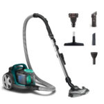 PHILIPS Aspirador sin bolsa - PHILIPS FC9555/09, 900 W, Potencia de succión 0 AirWatt, Depósito 1,5 l, Verde