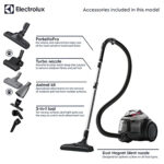 ELECTROLUX Aspirador sin bolsa - ELECTROLUX 900 258 548, 700 W, Potencia de succión 700 W, Depósito 1,6 l, Gris - Imagen 3