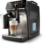 PHILIPS Cafetera express - PHILIPS EP5447/90, 15 bar, 1500 W, 265 ml, 12 tazas, Negro