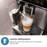 PHILIPS Cafetera express - PHILIPS EP5447/90, 15 bar, 1500 W, 265 ml, 12 tazas, Negro - Imagen 5