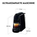 DE Cafetera de cápsulas - DE LONGHI 0132191766, 19 bar, 240 ml, 1150 W, Negro - Imagen 4