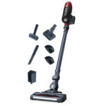 ROWENTA Aspirador escoba - ROWENTA X-Pert 6.60 RH6878WO, 100 W, Potencia de succión 25 AirWatt, Depósito 0,55 l, Autonomía 45 min, Rojo