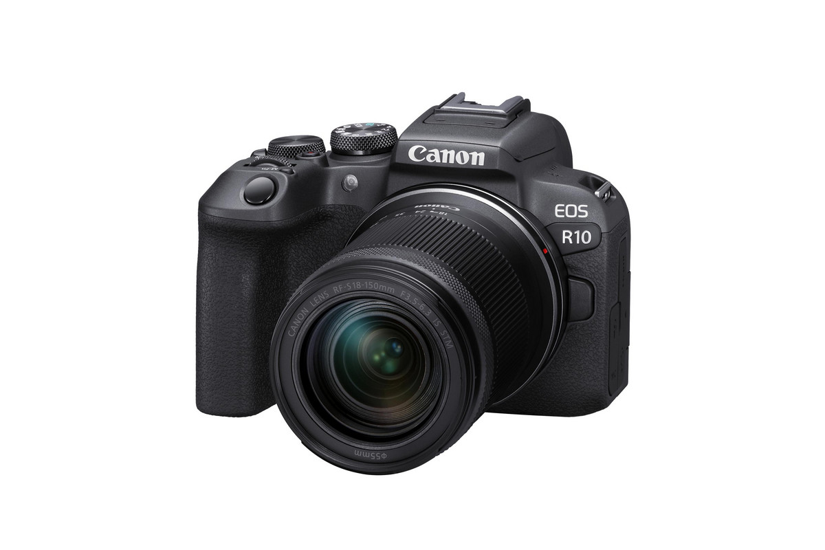 99149185_1 CANON Cámara EVIL - CANON R10 + RF-S 18-150mm S + ADAPTER EF-EOS R EU26, 25,5 megapixel, CMOS-Backlight, 4K 3840p, Negro - Imagen 1