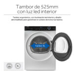 HAIER Secadora - HAIER HD100A2979S, Bomba de calor, 10 kg, 14 programas, Blanco - Imagen 2
