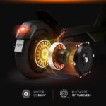 OLSSON Patinete eléctrico - OLSSON MAMBA LITE homologado DGT 35km autonomía, Pot. máx. 850 W, Carga máx. 120 kg, hasta 35 km autonomía, 10000 mAh, Neg - Imagen 4