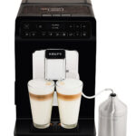 KRUPS Cafetera superautomática - KRUPS EA8918, 15 bar, 1450 W, 2 tazas, Negro