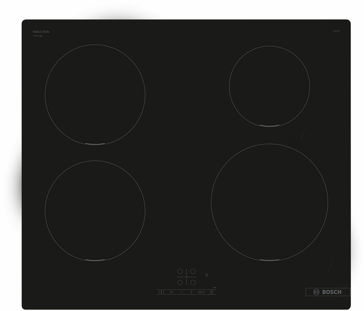 99882188_1 BOSCH Encimera inducción - BOSCH PUE611BB5E, 4 zonas, 592 mm, Negro - Imagen 1