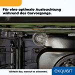 Horno multifunción - EXQUISIT EBE 657-2U, Integrable, 59 l, 59,5 cm, Inox - Imagen 8